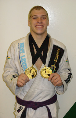 Mike with Two Golds
